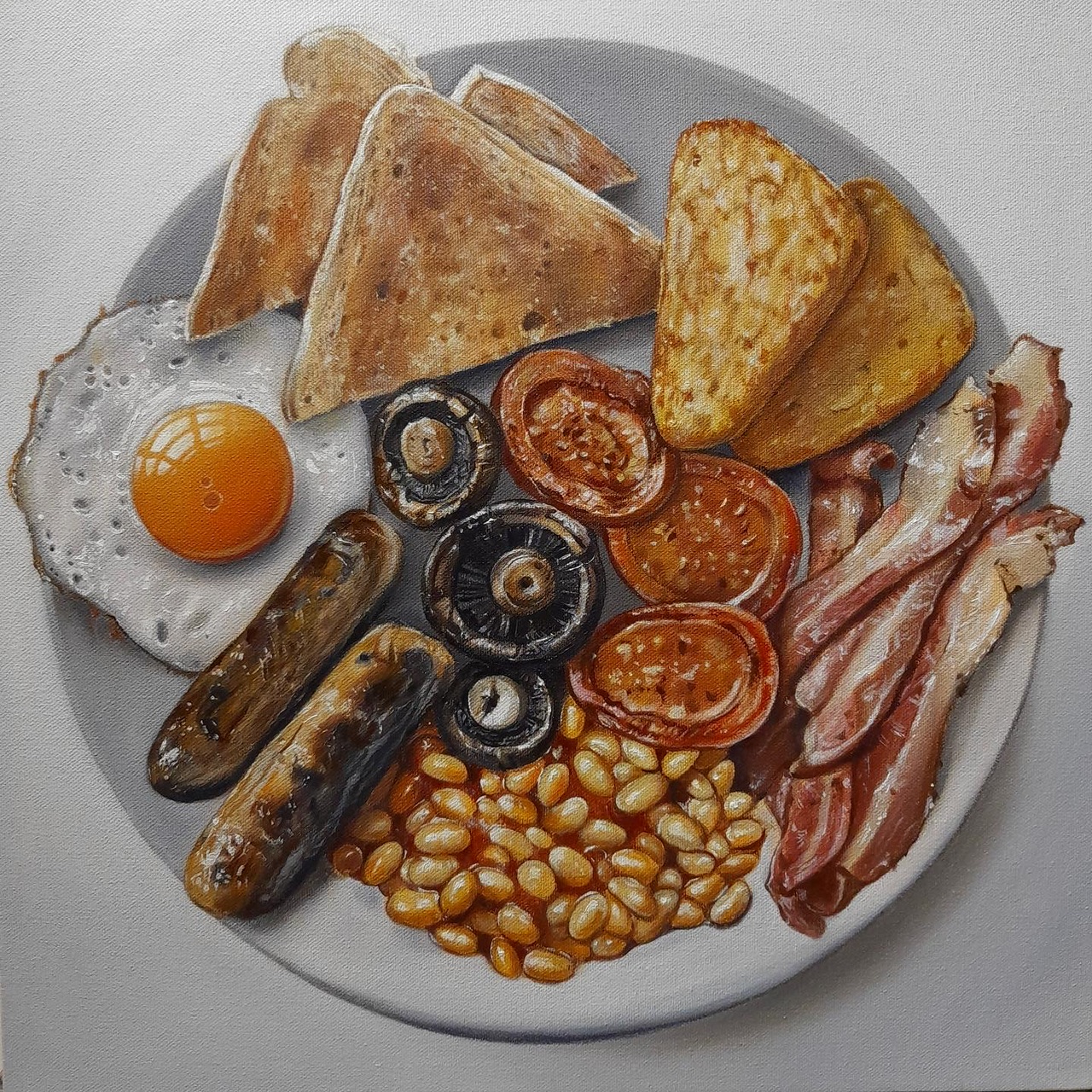 'Fryup' 40 x 40 cm Daniel Halksworth