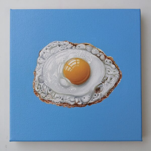 'Fried Egg' - 20 x 20 cm - Light Blue