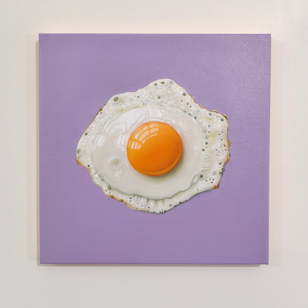 'Fried Egg' - 30 x 30 cm - Amethyst (Ships 20th March)
