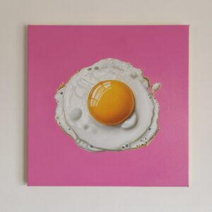 'Fried Egg' - 40 x 40 cm - Pink (ships 28th July)