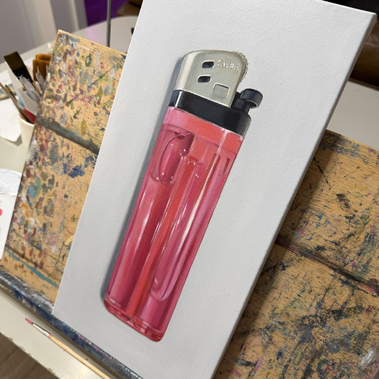 'Lighter' - 20 x 40 cm - Pink (ships 11th September) - Image 3