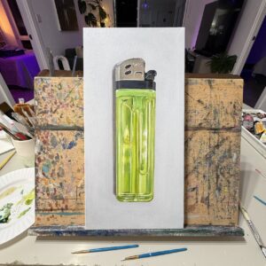 'Lighter' - 20 x 40 cm - Green (ships 11th September)
