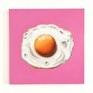 'Fried Egg' - 40 x 40 cm - Pink (ships 21st October)